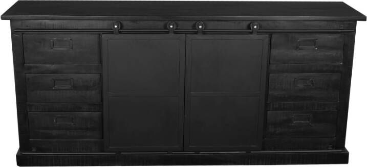 Starfurn Dressoir Fresno Black | 200 cm|STF-712
