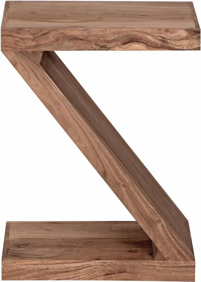 Sky Style Gate39 Mumbai Z-vorm Sidetable Lichtbruin