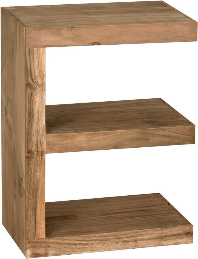 Wohnling Bijzettafel MUMBAI acacia bruin 60 cm Bruin