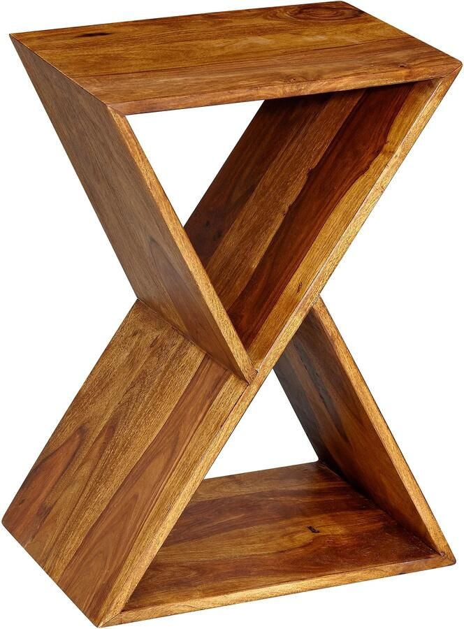 Wohnling Bijzettafel sheeshamhout 30 cm breed - Foto 2