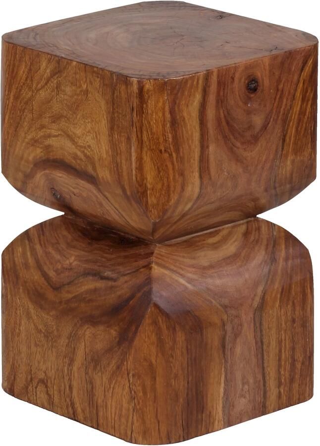 Wohnling Bijzettafel sheeshamhout bruin 45 cm - Foto 2
