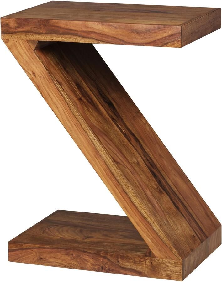 Wohnling Bijzettafel sheeshamhout bruin 59 cm hoog