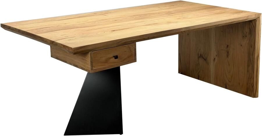 Wohnling Bureau acaciahout 180 cm lang - Foto 2
