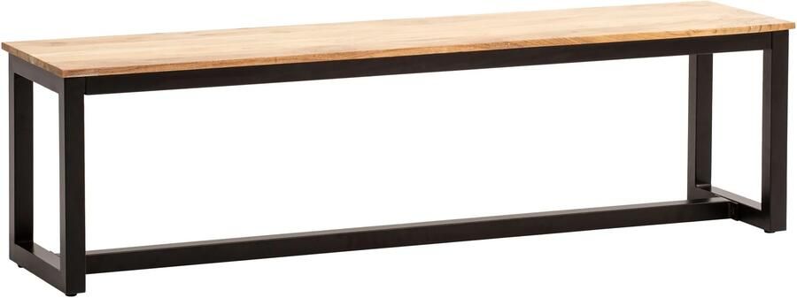 Ervesto Acacia Eetkamerbank 120x40x45 cm Industrieel Modern Licht goudbruin Handgemaakt Duurzaam en Sterk - Foto 2