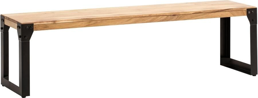 Wohnling Eetkamerbank acaciahout 120 cm breed