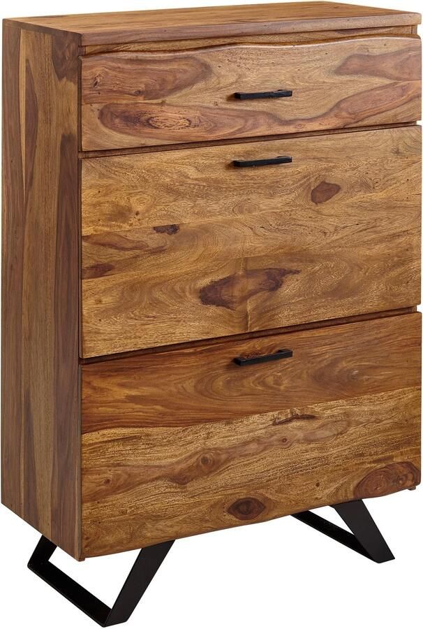 Sky Style Sheeshamhout Ladekast 80x120x41 5 cm massief sheesham hout - Foto 2