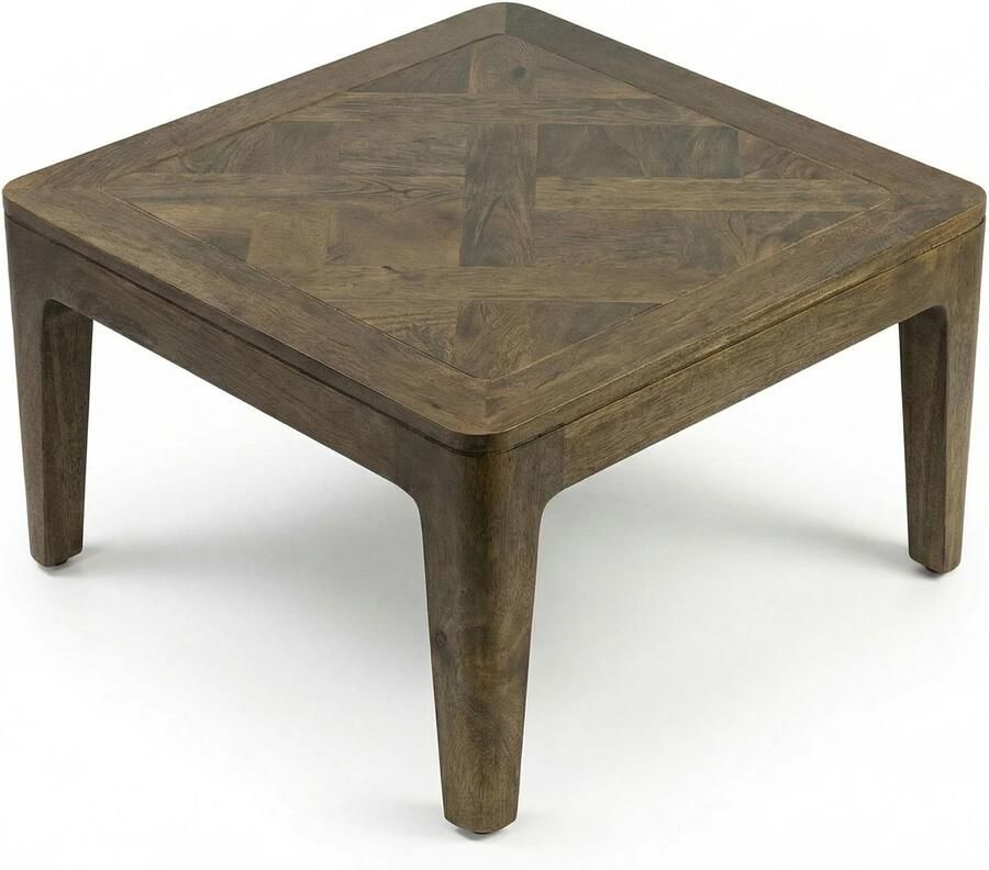 Wohnling Salontafel mangohout walnoot 60 cm - Foto 2