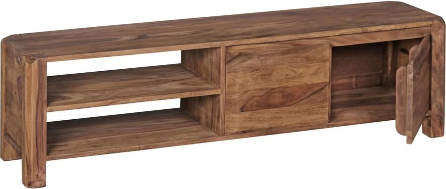 Wohnling Tv-meubel sheeshamhout 140 cm breed - Foto 2