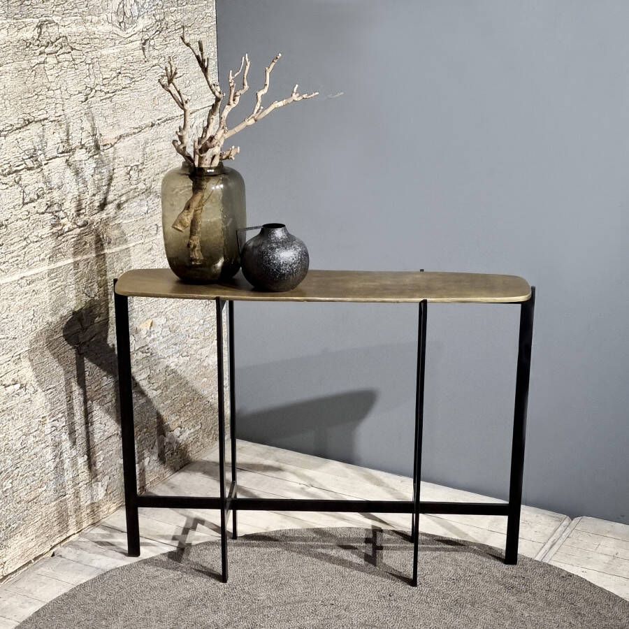 Benoa Berkeley Antique Brass Console Table 123 cm - Foto 2