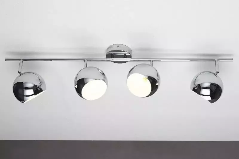 Invicta Interior Moderne plafondlamp BUBBLE 105cm zilverchroom hanglamp 11168 - Foto 1