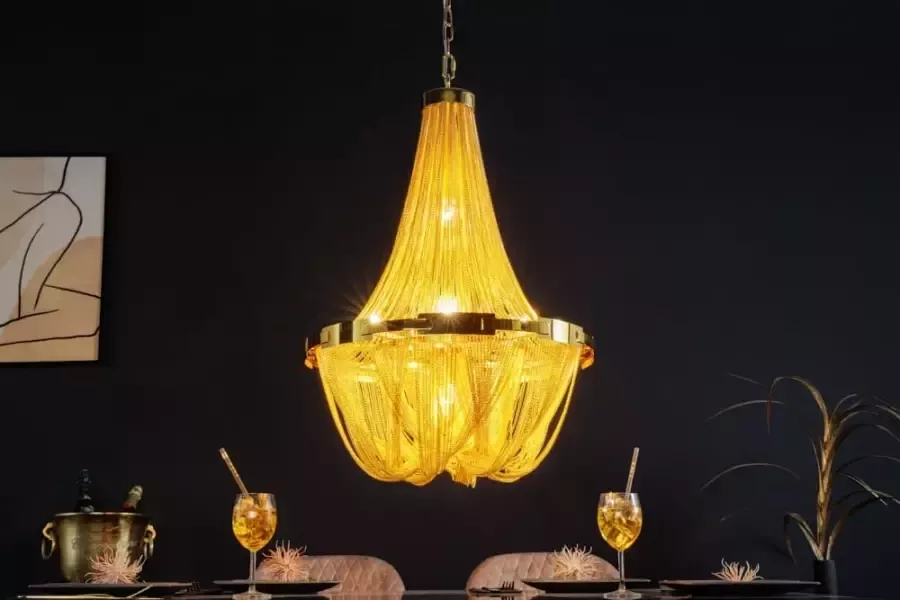 Invicta Interior Extravagante kroonluchter ROYAL XL 70cm gouden hanglamp 42002 - Foto 1