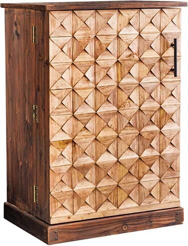 Invicta Interior Barcabinet BODEGA 90cm grenenhout naturel 48169