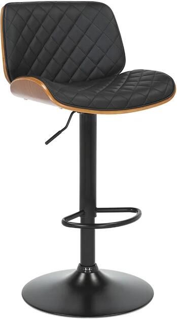 Invicta Interior Barkruk CHICAGO 360° 89-111cm essenfineer kunstleer zwart bruin