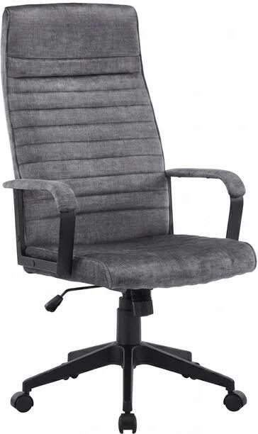 Invicta Interior Bureaustoel LAZIO 49-59cm met kantelfunction vogue velours fluweel antraciet 48702
