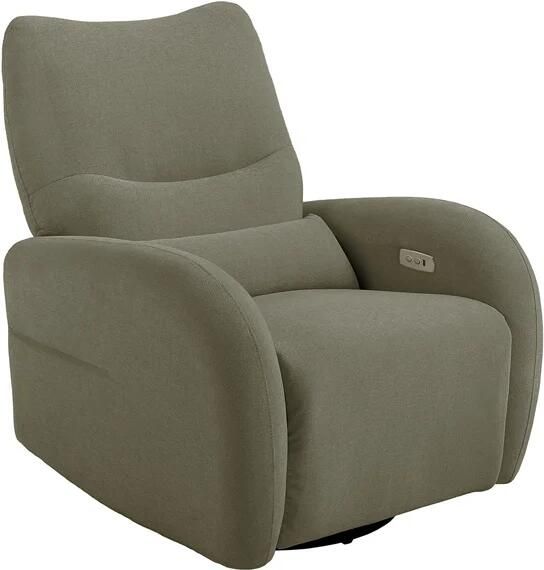 Invicta Interior Cinema fauteuil PRIORITY 360° elektrisch verstelbaar met USB-poort geweven stof groen 48685