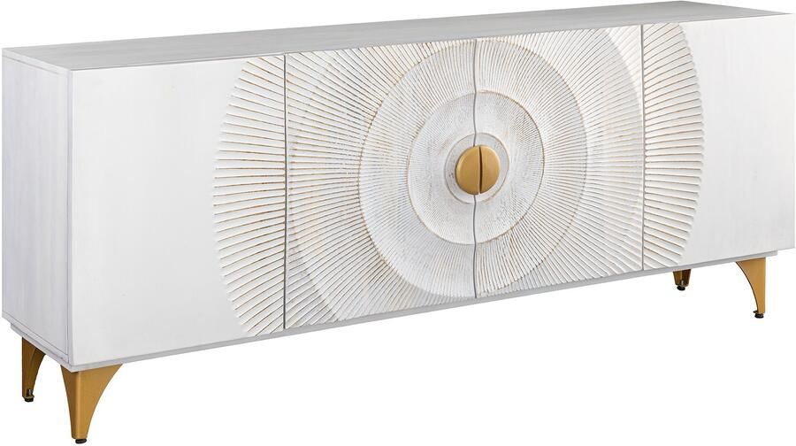 Invicta Interior Dessoir GOLDEN SUNSET 180cm 3D mango hout wit 45642