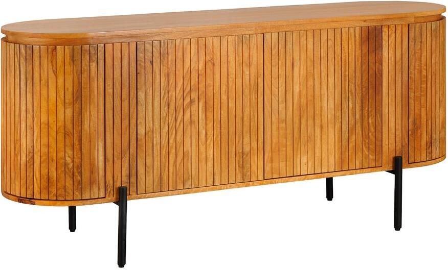 Invicta Interior Dressoir GATSBY 160cm retro stijl mangohout naturel 48839