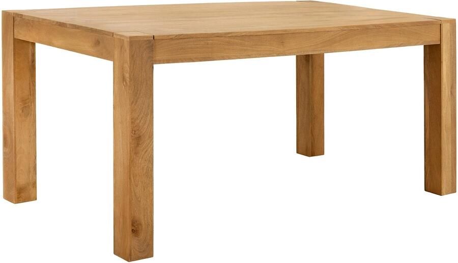 Invicta Interior Eettafel MAKASSAR 160cm mangohout crème natuurlijk 48651