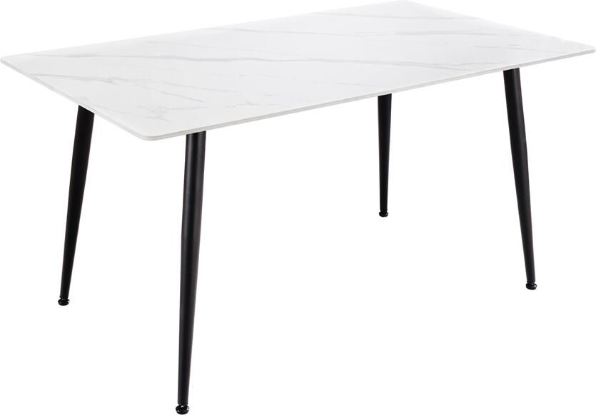 Invicta Interior Eettafel MILANO 140cm keramiek wit