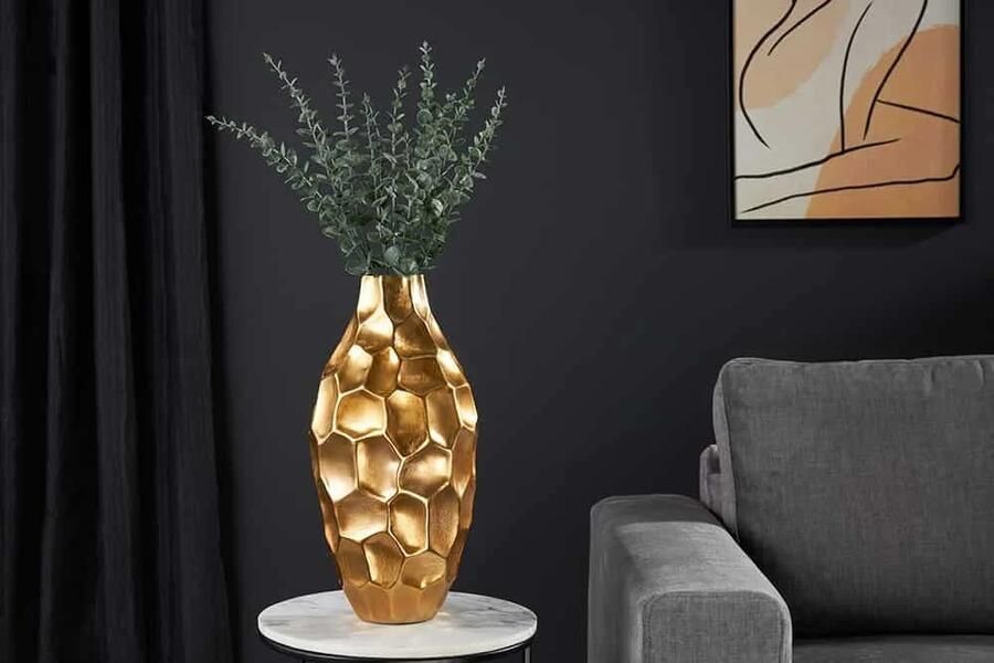 Invicta Interior Elegante Vaas ORGANIC ORIENT 45cm goud Hammerschlag Design 41545