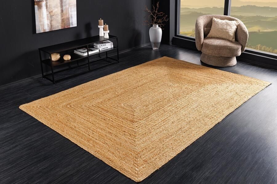 Invicta Interior Flatweave Vloerkleed PURE NATURE 230x160cm Jute handgeweven 44435