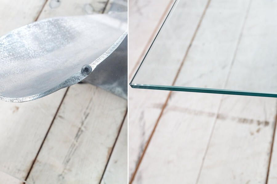 Invicta Interior Glasplaat 85x85cm vierkant voor salontafels 8mm gehard glas