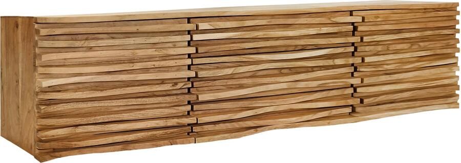 Invicta Interior Hangend Dressoir RELIEF 175cm acacia hout naturel 45796