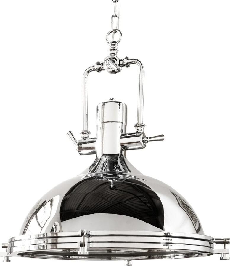 Invicta Interior industrieele hanglamp INDUSTRIAL 45cm zilver chroom design klassieker 22856 - Foto 2