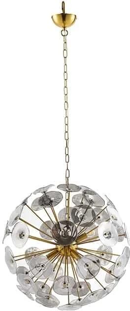 Invicta Interior Modern design hanglamp INFINITY HOME 65cm glas goud hanglamp 43773 - Foto 2