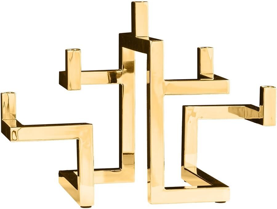 Invicta Interior Kaarshouder ABSTRACT 50cm 5 vlammen goud 44885