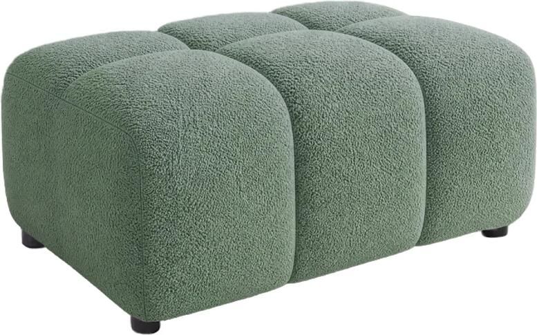 Invicta Interior Kruk CLOUD 100cm bouclé sage 49021