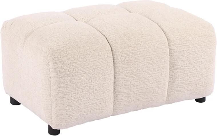 Invicta Interior Kruk CLOUD 100cm bouclé tweed beige 49013