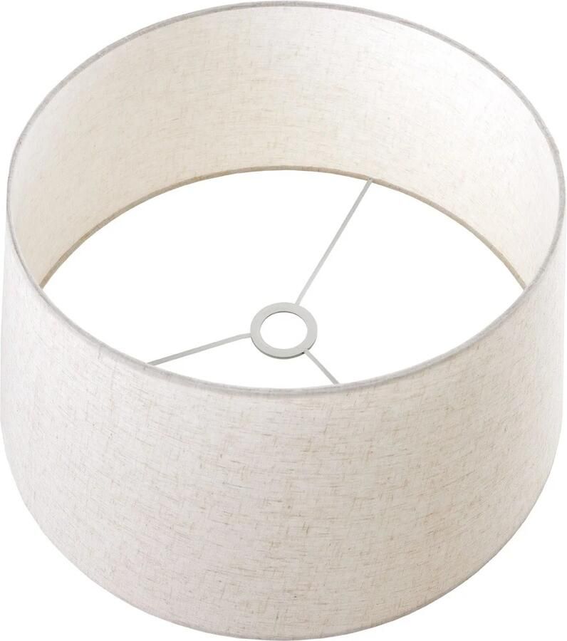 Invicta Interior Design vloerlamp ROOTS 160cm drijfhout linnen kap beige handgemaakt 41093 - Foto 2
