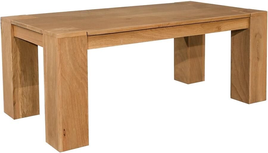 Invicta Interior Salontafel MAKASSAR 100cm mangohout crème beige 48652