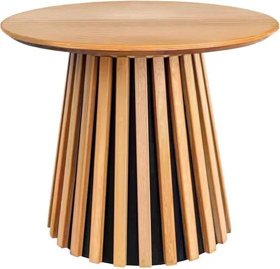 Invicta Interior Salontafel VALHALLA WOOD Ø 50cm rond eikenhout fineer naturel 45895