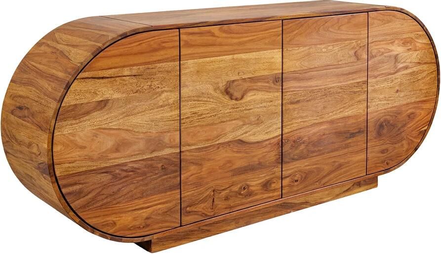 Invicta Interior Sideboard ORGANIKO 180cm ovaal sheesham hout bruin 49226