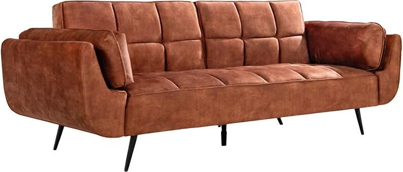 Invicta Interior Slaapbank BOUTIQUE 215cm 3-zits fluweel roestbruin 49248