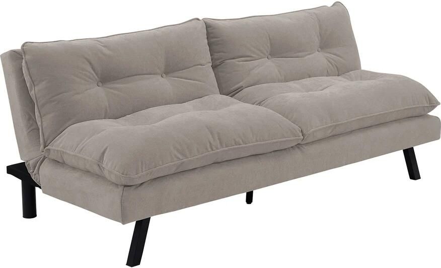 Invicta Interior Slaapbank COCOONING 190cm 3-zits chenille beige 48474