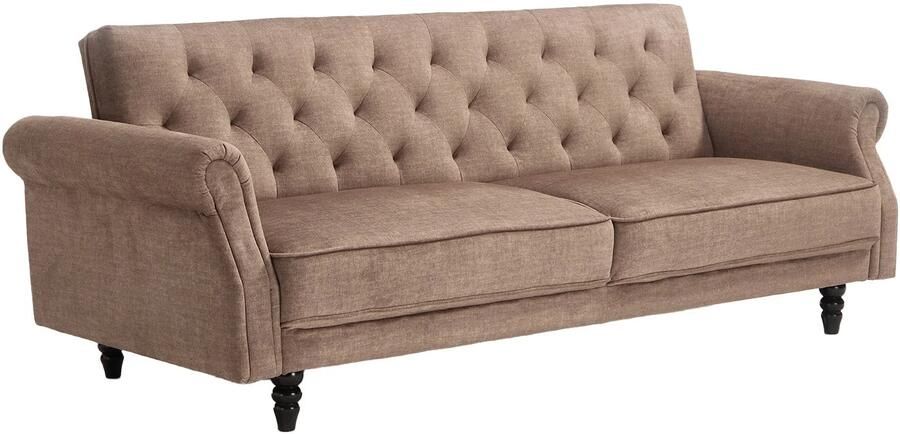 Invicta Interior Slaapbank MAISON BELLE AFFAIRE 220cm vogue velvet greige 48986