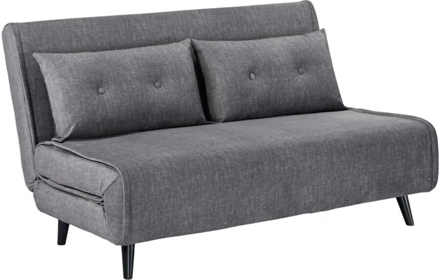 Invicta Interior Slaapstoel SMART MULTIFUNCTION 140cm fluweel grijs 48810