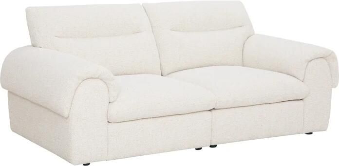 Invicta Interior Sofa SIXTH SENSE 210cm 3-zits bouclé beige 48575