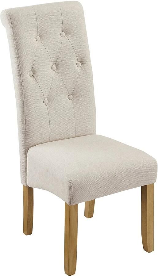 Invicta Interior Stoel CASA met nekrol textielstof beige 48786
