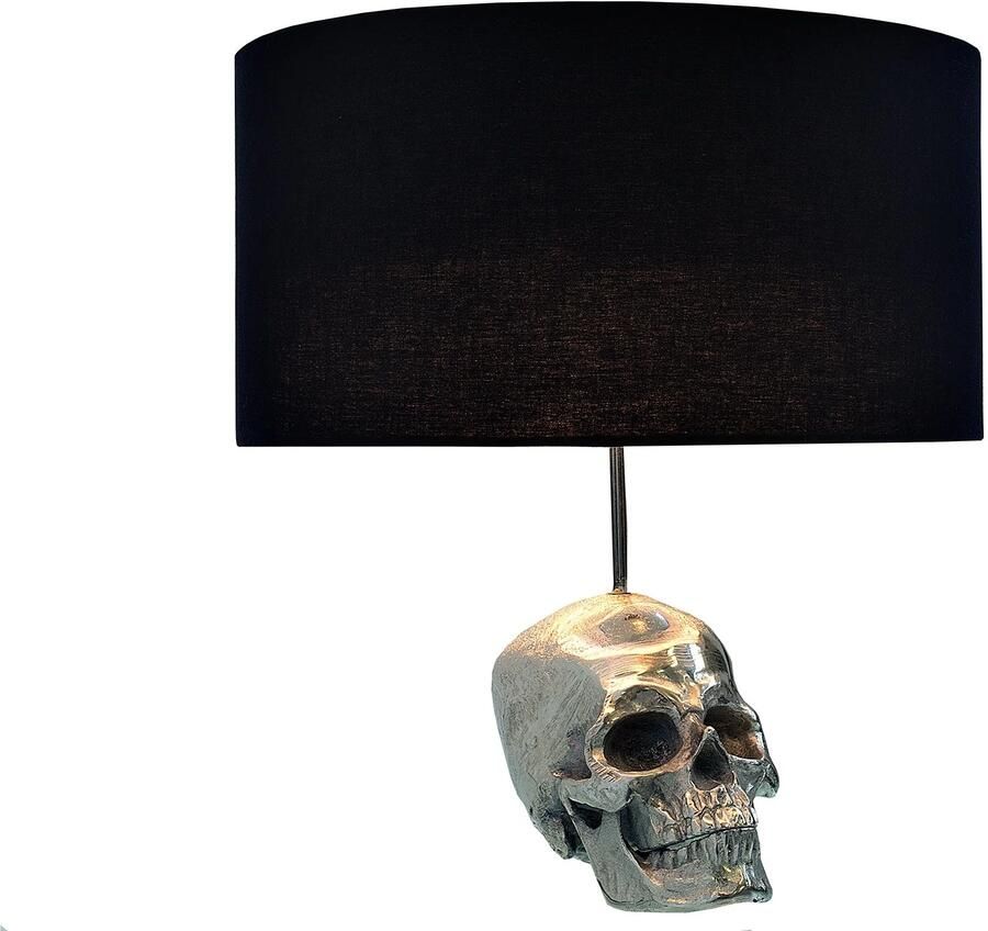 Invicta Interior Extravagante tafellamp SKULL 44cm zwarte schedel tafellamp 38320 - Foto 2