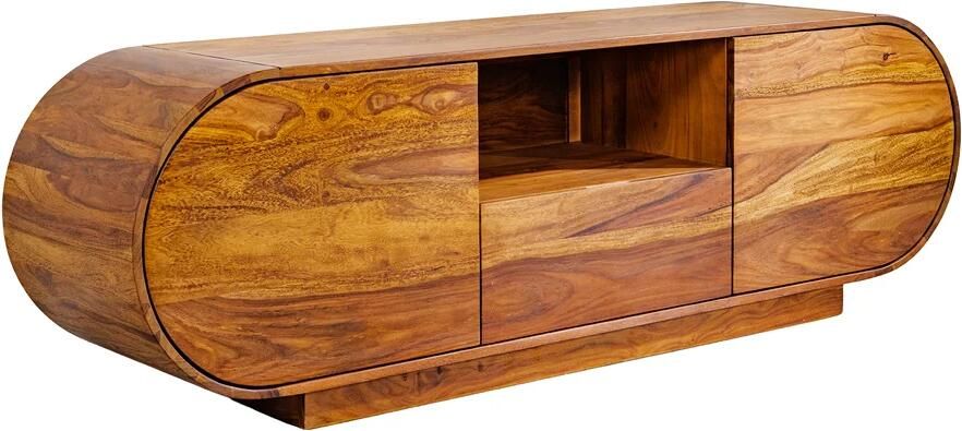 Invicta Interior TV-Meubel ORGANIKO 160cm ovaal sheesham hout bruin 49229