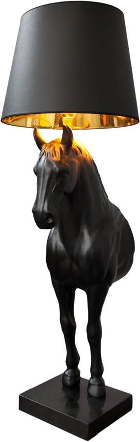 Invicta Interior Vloerlamp BLACK BEAUTY 130cm zwart paard 6530082 - Foto 2