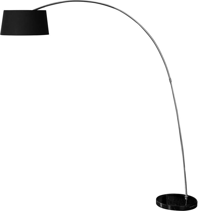 Invicta Interior Design booglamp FORMA 215cm zwart goud vloerlamp met marmeren voet 13069 - Foto 2