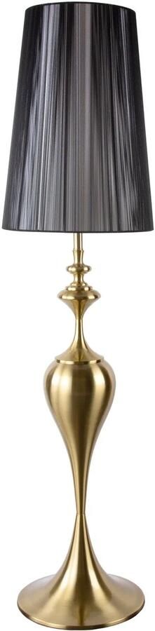 Invicta Interior Barokke vloerlamp LUCIE 160cm zwart goud geborstelde vloerlamp 41526 - Foto 2