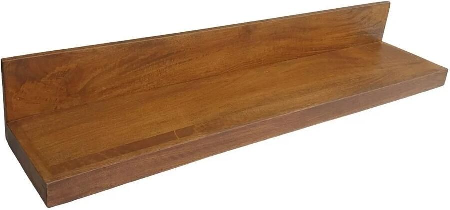 Invicta Interior Wandplank MAKASSAR 140cm mangohout bruin honing afwerking 49351