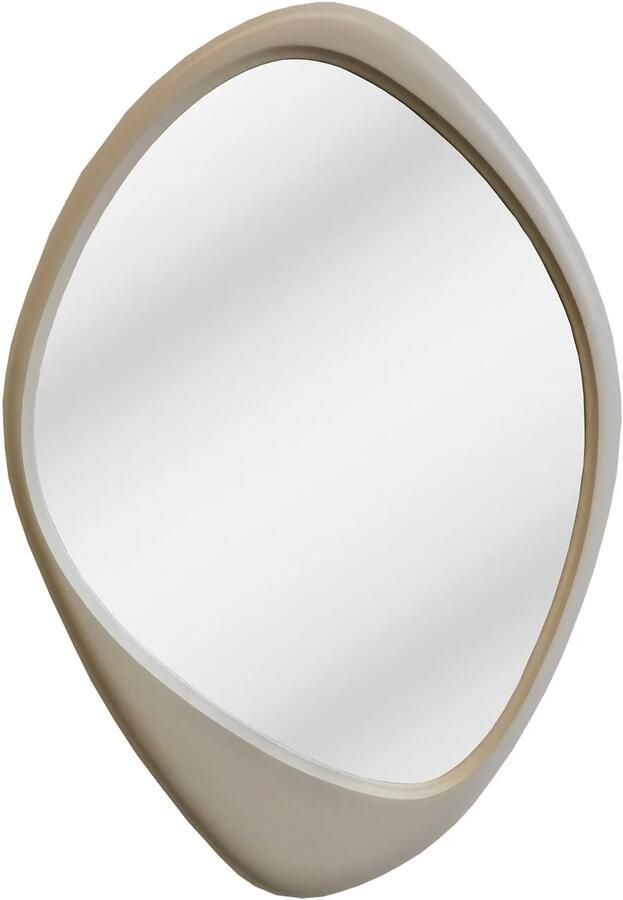 Invicta Interior Wandspiegel ORGANIC 90cm grijsbeige 48129