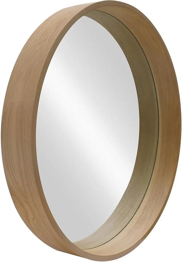 Invicta Interior Wandspiegel PORTRET 70 cm rond eikenhoutfineer 48257